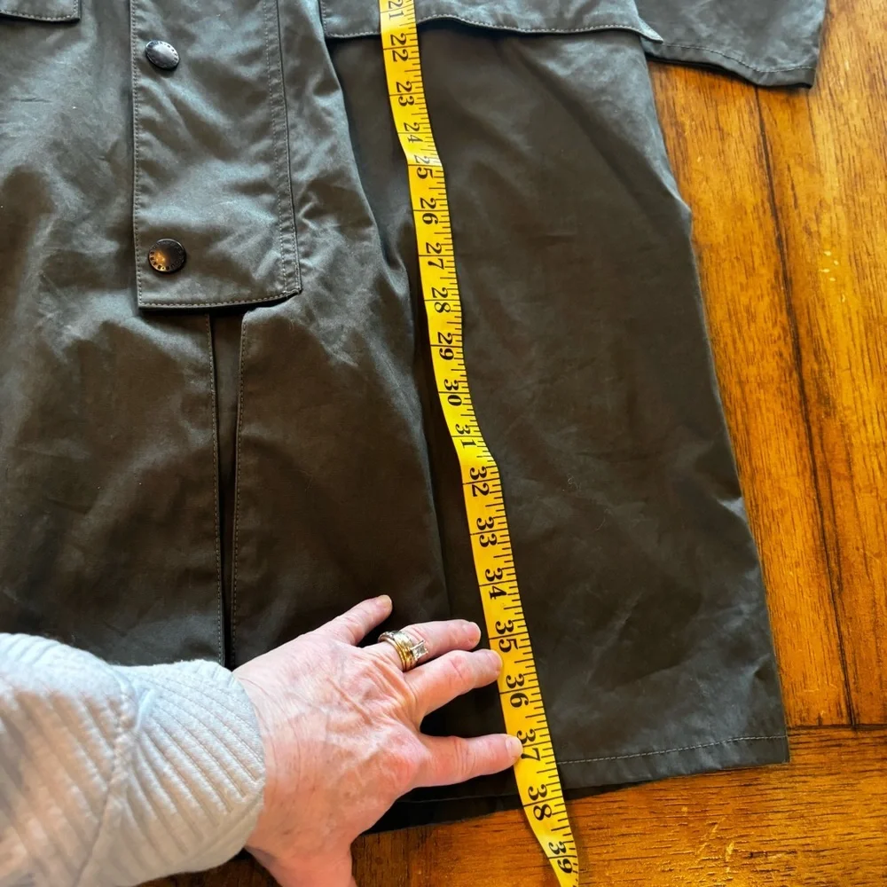 Barbour White Label Casual Urban Trench Jacket,size 38,Olive/Sage Green,Modern - Picture 11 of 14